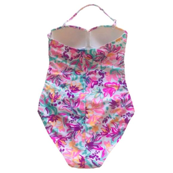Stella Parker One Piece Swimsuit in Multi Color Size M - Picture 3 of 13